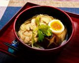 鶏モモ肉・椎茸の純和風煮麺♡おあつもの作り方10写真