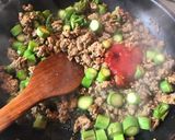 アスパラのひき肉ライス作り方1写真