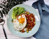 アスパラのひき肉ライス作り方3写真