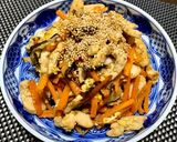 人参しりしり風☆鶏胸肉の炒め物作り方6写真