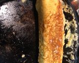 チーズで巻いてソーセージが入った卵焼き作り方8写真