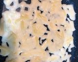 チーズで巻いてソーセージが入った卵焼き作り方12写真
