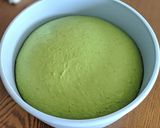 抹茶クリームチーズあんぱん作り方4写真