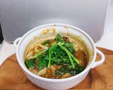 【煮込まない】残り物レンチンカレーうどん作り方15写真