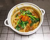 【煮込まない】残り物レンチンカレーうどん作り方16写真