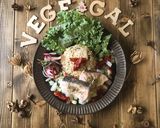 サーモンと旬野菜のハーブ玄米オイルライス作り方5写真