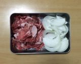 超簡単☆ごはんによく合う豚照りマヨ丼！作り方1写真