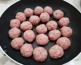 簡単フライパン調理♥肉団子の甘酢あん♪作り方6写真