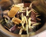 ご飯の供♪かつお叩きでみそ味のかつお角煮作り方2写真