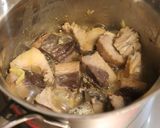 ご飯の供♪かつお叩きでみそ味のかつお角煮作り方3写真