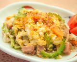 ふわふわ卵のゴーヤチャンプル⁂簡単麺つゆ作り方7写真