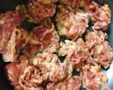 豚こま肉の竜田焼き 香味酢ダレ♪作り方3写真
