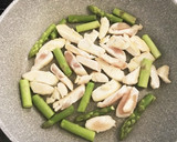 アスパラガスとささみの中華風塩味炒め作り方3写真
