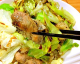 鶏の炭火焼きで♪ザクキャベ柚子胡椒炒め♪作り方6写真