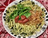 大葉としらすの和風パスタソース作り方6写真
