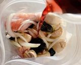 鶏肉とプルーンの赤ワイン焼き作り方5写真
