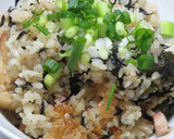 芽ヒジキとワカメのピラフ風炊き込みご飯作り方7写真