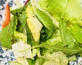 シンプルな●くたっとトマトソースのサラダ作り方1写真