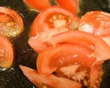 シンプルな●くたっとトマトソースのサラダ作り方2写真