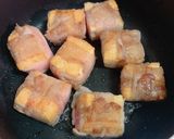 厚揚げ豆腐と豚バラのサイコロ肉巻き作り方5写真