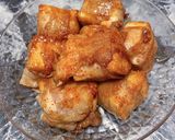 厚揚げ豆腐と豚バラのサイコロ肉巻き作り方8写真