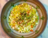 No2252白菜ウインナ刻みトロ炒め作り方3写真