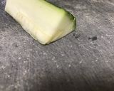 材料2つで簡単!!ズッキーニのベーコン巻作り方1写真