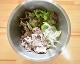 豚しゃぶ、レタスの塩レモンサラダ作り方4写真