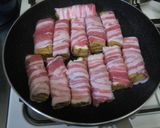 厚揚げの豚バラ巻き*韓国風*作り方2写真