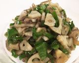 レンコンとピーマンの中華風きんぴら作り方4写真