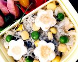 簡単にきれい可愛く♡しらすのっけ弁当作り方6写真