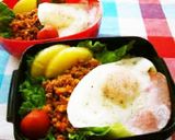 ☆ひき肉トマト味ロコモコ丼☆作り方7写真