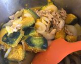 かぼちゃと豚肉の醤油煮作り方7写真
