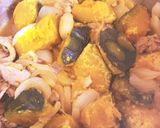 かぼちゃと豚肉の醤油煮作り方8写真