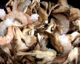 甘過ぎない舞茸と海老のオーロラソース作り方1写真