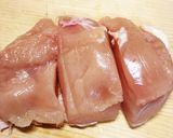 鶏胸肉の梅しそ♡はさみ焼き作り方3写真