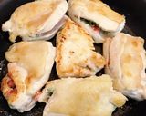 鶏胸肉の梅しそ♡はさみ焼き作り方8写真