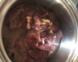 ヨシダソースで簡単鳥肝煮作り方1写真