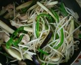 茄子ともやしのオイスターソース炒め作り方3写真