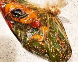 焼きピーマンの黒酢漬け作り方3写真