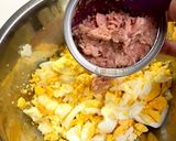 ゆで卵と色々サラダ作り方2写真