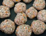 野菜バーグ取り分け作り方4写真