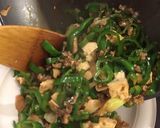 豆腐とネギの青椒肉絲作り方6写真