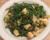豆腐とネギの青椒肉絲作り方7写真