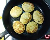フライパン１つで豚ひきゴマハンバーグ作り方3写真