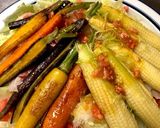 地元野菜(ヤングコーン)でワイルドサラダ作り方6写真