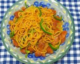 【龍愛】改良版☆うちのナポリタンパスタ作り方7写真