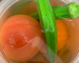 簡単おつまみ☆トマトの煮浸し！ひんやり作り方3写真