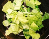 かぶの葉卵炒め作り方1写真