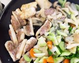 肉詰めきりたんぽの塩だれ炒め煮作り方13写真